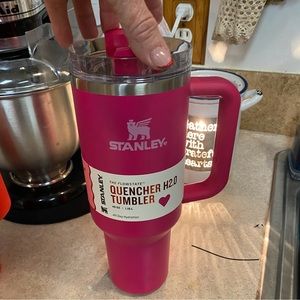Stanley Valentines pink 40 oz tumbler